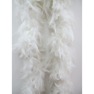 White Feather Boa - Costume Accessories